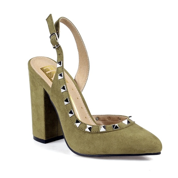 Owen-04 Slingback Women's D'orsay Heels - Picture 1 of 3